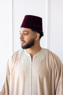 Maroon Turkish Style Kufi Large