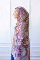 New Printed Chiffon Hijab - Amber Rose