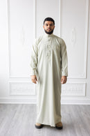 Saudi Collar MC Cotton Blend (Avocado)