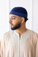 TrueFit Brimless Kufi Skullcap (Blue)