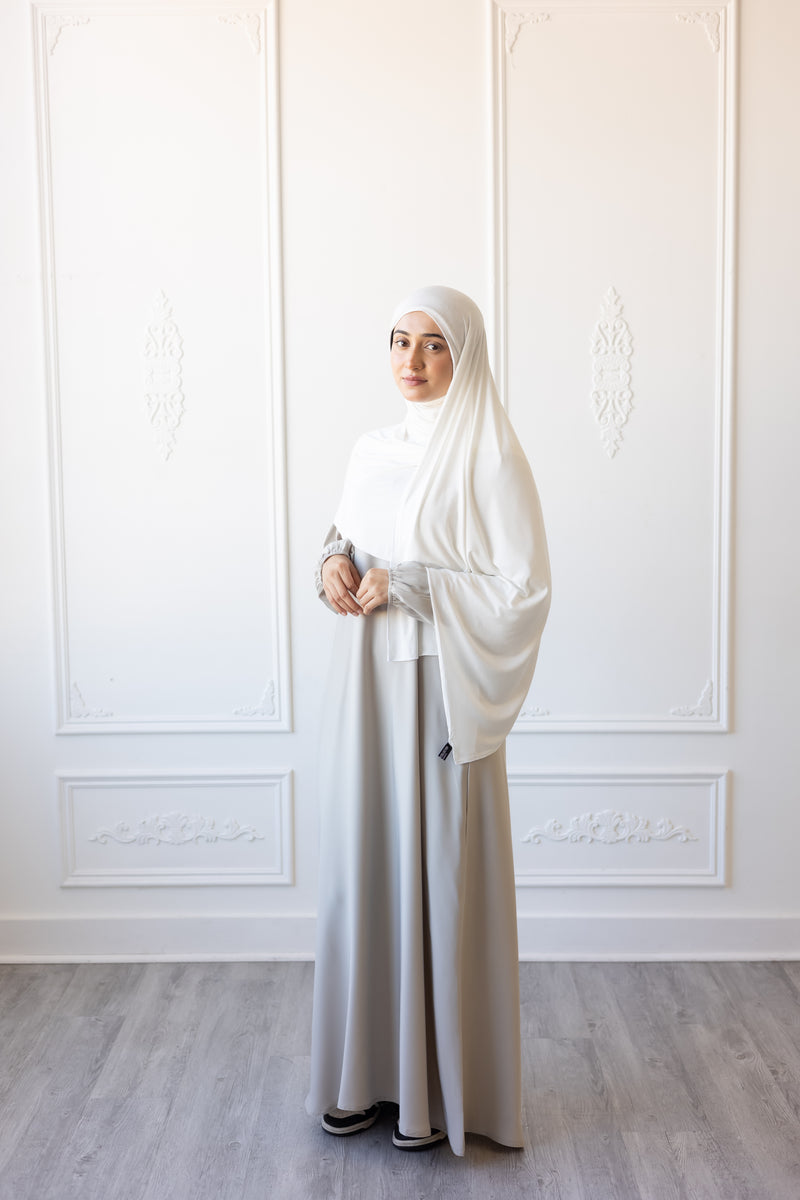 Butter Khadija Abaya (Cloud Grey)