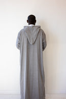 Moroccan Milifa Hoodie Grey - Dark Grey