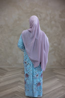 3D Couture Glam Abaya - Powder Blue