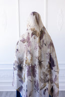 New Printed Chiffon Hijab - Mulberry Mist