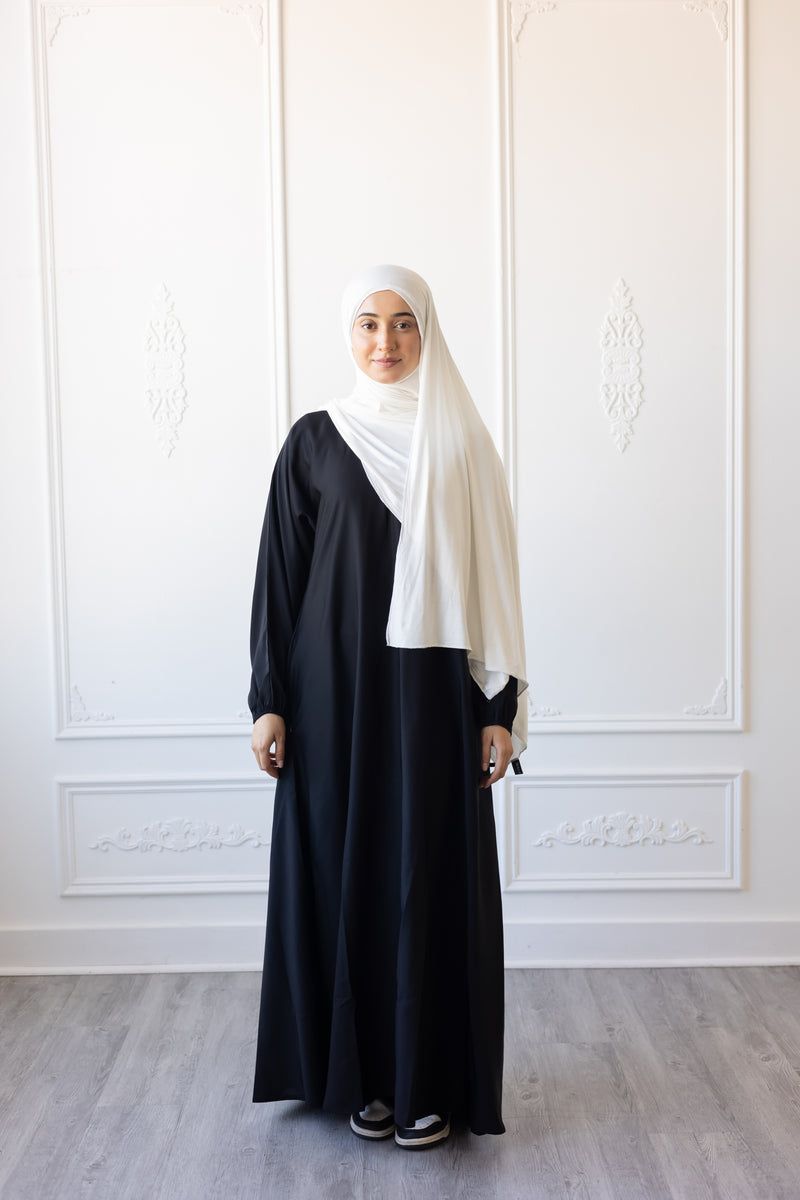 Butter Khadija Abaya - Black