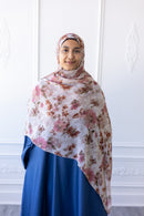 New Printed Chiffon Hijab - Blossom Charm