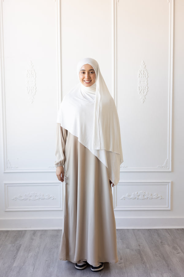 Butter Khadija Abaya - Light Beige (A90)