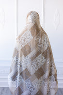 New Printed Chiffon Hijab - Sandy Dusk