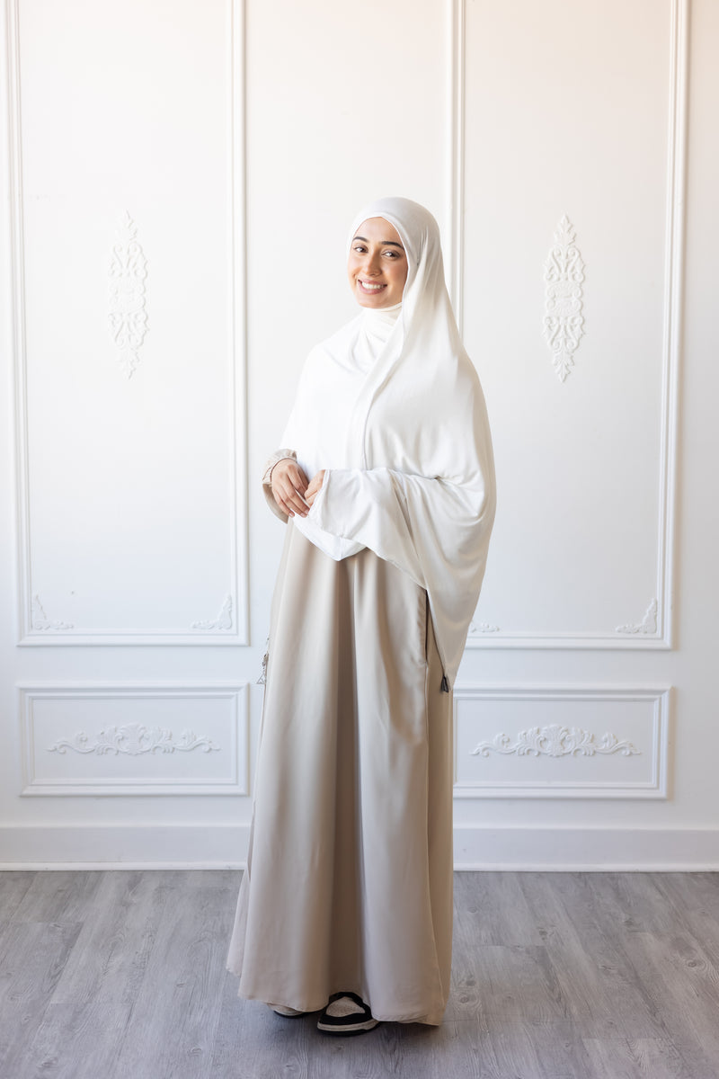 Butter Khadija Abaya (Light Beige)