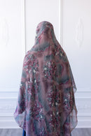 New Printed Chiffon Hijab - Velvet Bloom