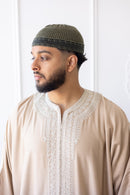TrueFit Brimless Kufi Skullcap (Green)