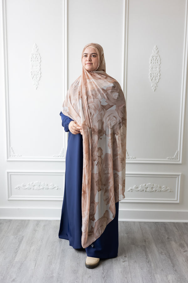 Butter Khadija Abaya - Navy Blue (A85)