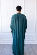 Sultan Moroccan 3/4 Sleeve Thobe (Emerald)