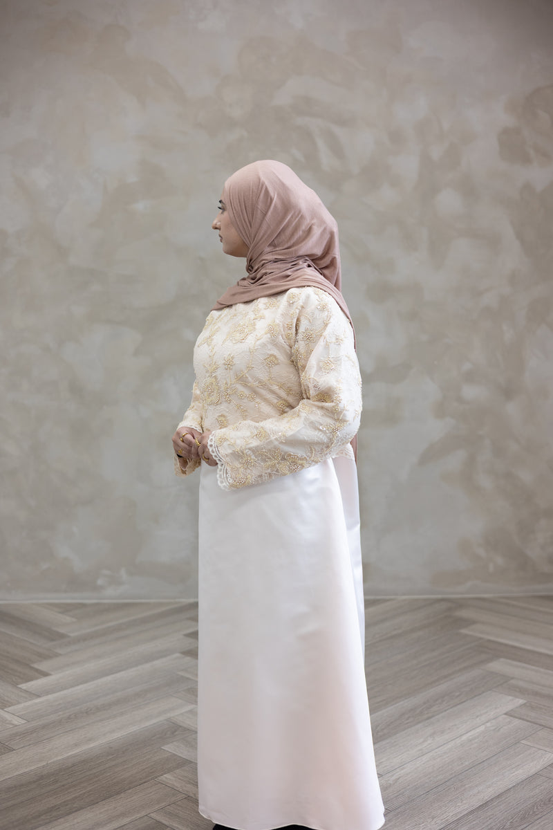 Floral Lace Wedding Dress