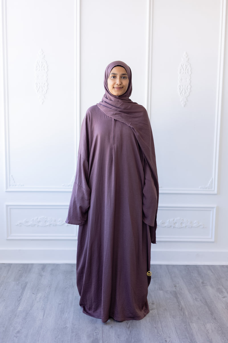 Serene Mauve Prayer Dress