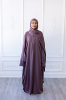 Serene Mauve Prayer Dress