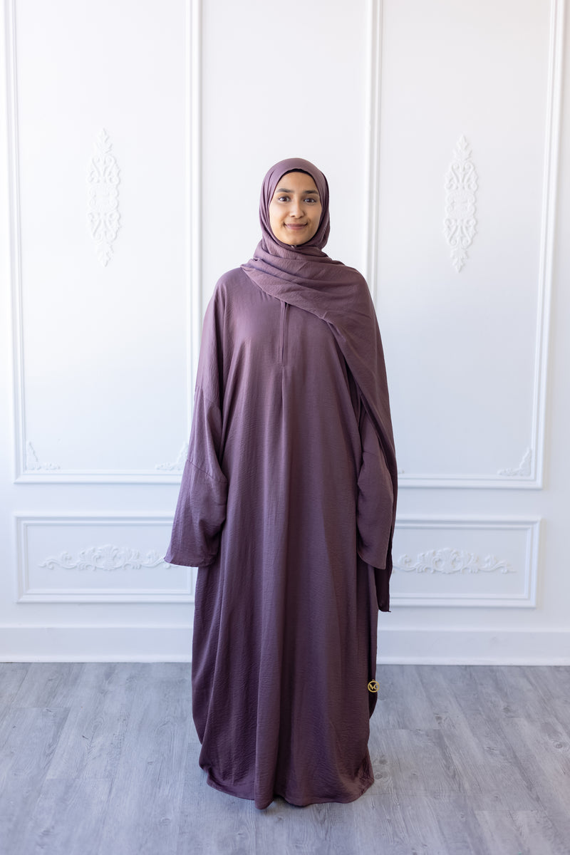 Serene Mauve Prayer Dress