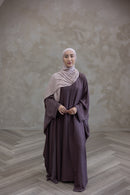 Slip Dress and Loose Fit Abaya - Cinerous