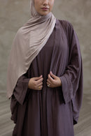 Slip Dress and Loose Fit Abaya - Cinerous