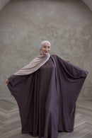 Slip Dress and Loose Fit Abaya - Cinerous
