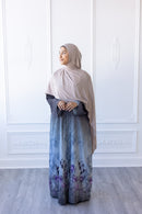 Moonlit Garden Kimono Abaya