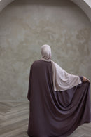Slip Dress and Loose Fit Abaya - Cinerous