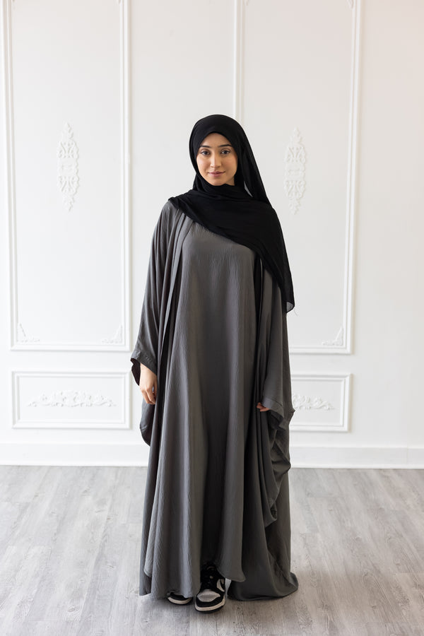 Slip Dress and Loose Fit Abaya - Oslo Grey