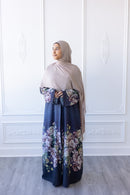 Midnight Blossom Kimono Abaya