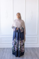 Midnight Blossom Kimono Abaya