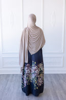 Midnight Blossom Kimono Abaya