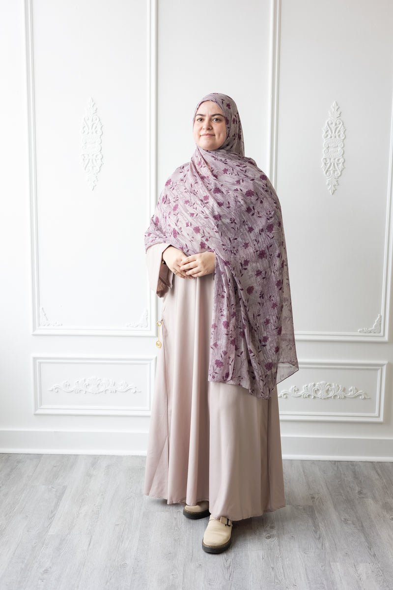 Umm Salama Cotton Blend Loose Fit  Abaya (Hopsack)