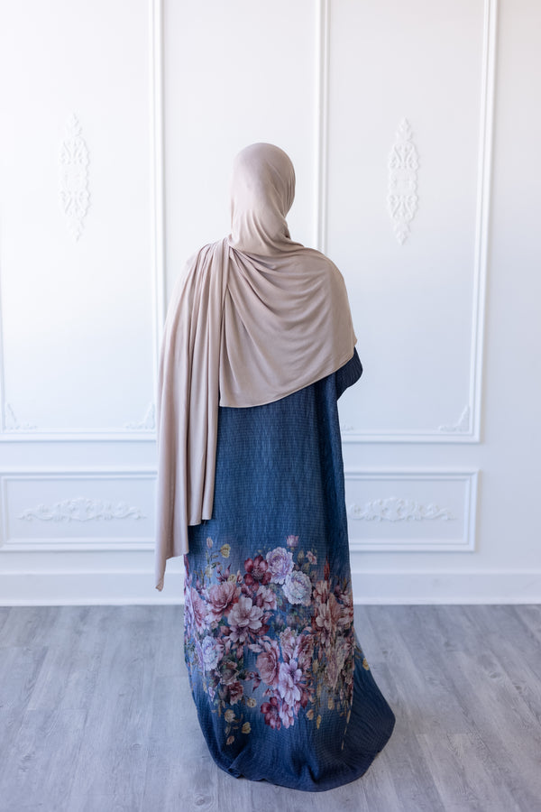Midnight Rose Kimono Abaya