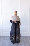 Dusky Petals Kimono Abaya