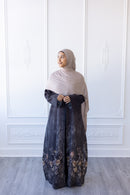 Dusky Petals Kimono Abaya