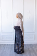 Dusky Petals Kimono Abaya