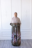 Olive Blossom Kimono Abaya