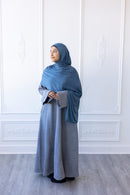 🎉🎉 NEW Corduroy Abaya Cosmic Grey