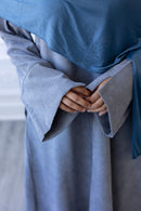 🎉🎉 NEW Corduroy Abaya Cosmic Grey