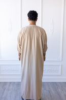 Sultan Moroccan 3/4 Sleeve Thobe (Cream)
