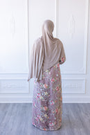 Aurora Bloom Glam Abaya – Blush Pink