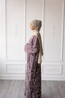 Couture Glam Abaya - Mauve Royale