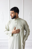 Saudi Collar MC Cotton Blend (Avocado)