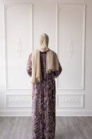Couture Glam Abaya - Mauve Royale