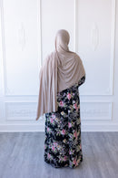 Aurora Bloom Glam Abaya – Midnight Garden