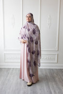 Butter Khadija Abaya (Coral Pink)