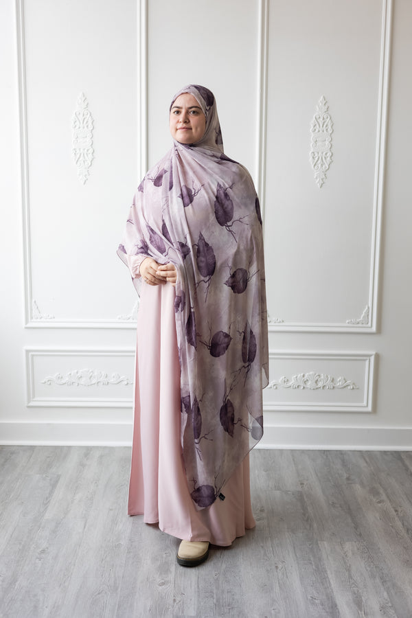 Butter Khadija Abaya - Coral Pink (A90)