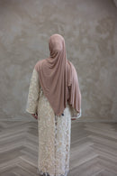 Couture Glam Abaya - Sky Beige