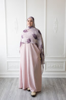 Butter Khadija Abaya (Coral Pink)