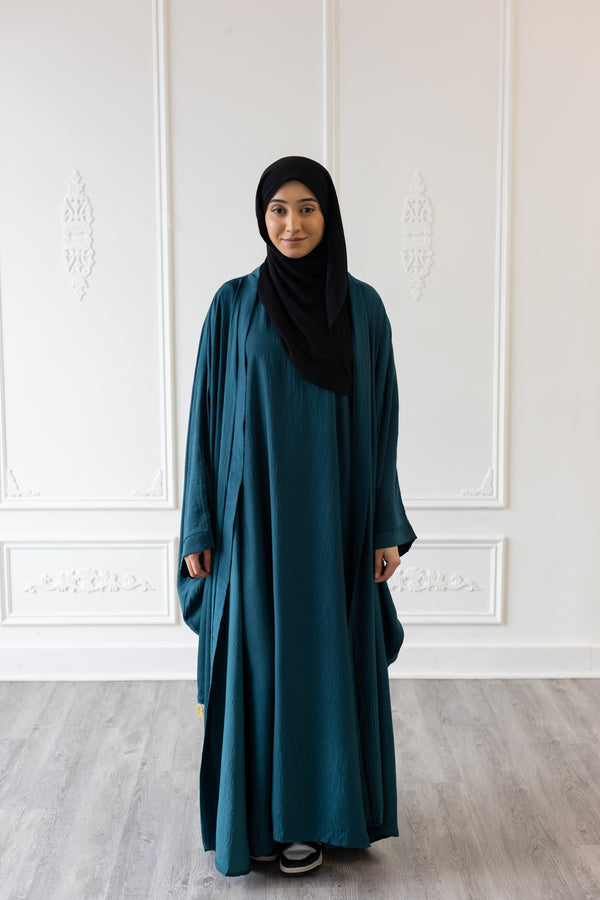 Slip Dress and Loose Fit Abaya - Horizon
