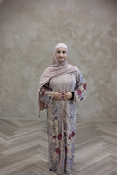 3D Couture Glam Abaya - Rose Vine